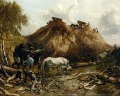 Clearing The Wood For The Iron Way - 托马斯·辛德尼·库珀